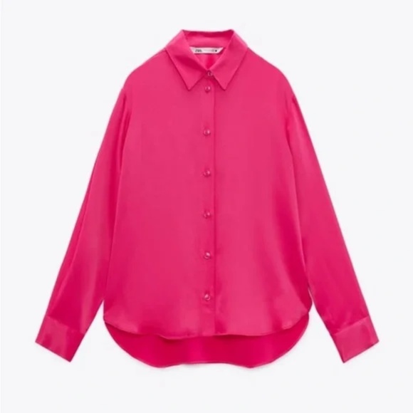 Zara satin effect 2-piece pant set S New - Picture 9 of 15